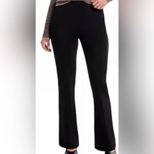 SUZANNE BETRO Sz 16 (estimated) Corduroy Flare Boot Cut Pants In Black
